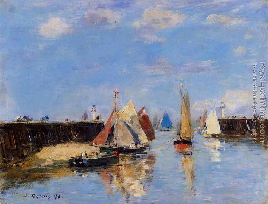 Eugene Boudin : The Port of Trouville III